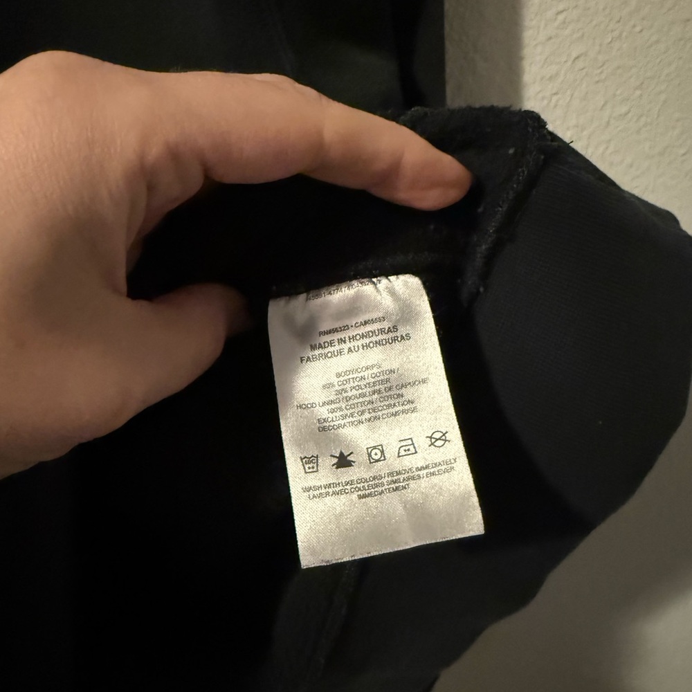 Nike Men's Black Hoodie Logo Size Large - Picture 11 of 11